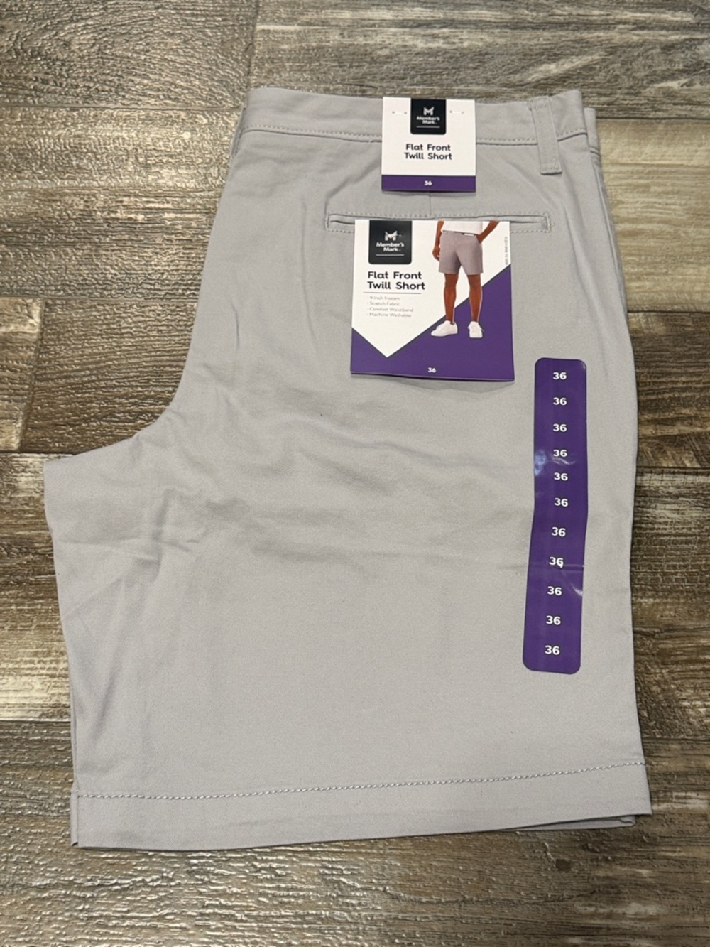 Men's Flat Front Twill Shorts